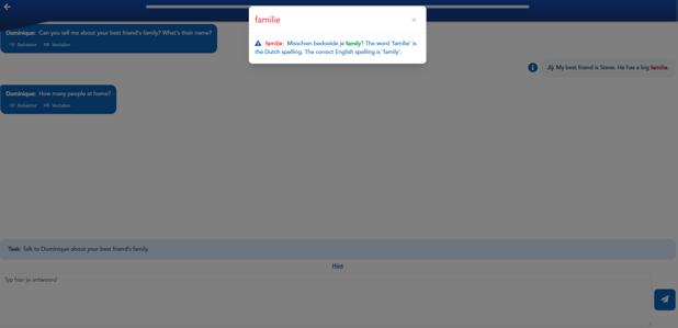 Interactieve chatbot